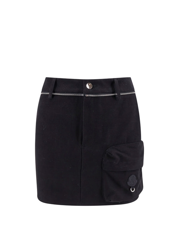 Willow Smith Logo Patch Mini Skirt