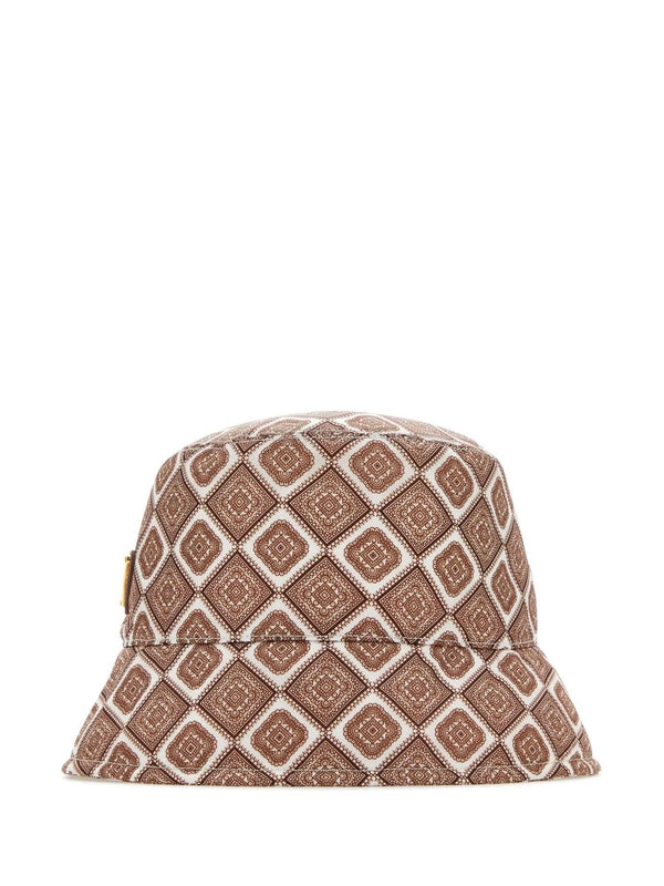 Triangle Logo Printing Nylon Bucket Hat