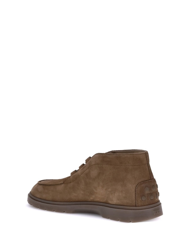 Tod's Brown Lace-up Boots