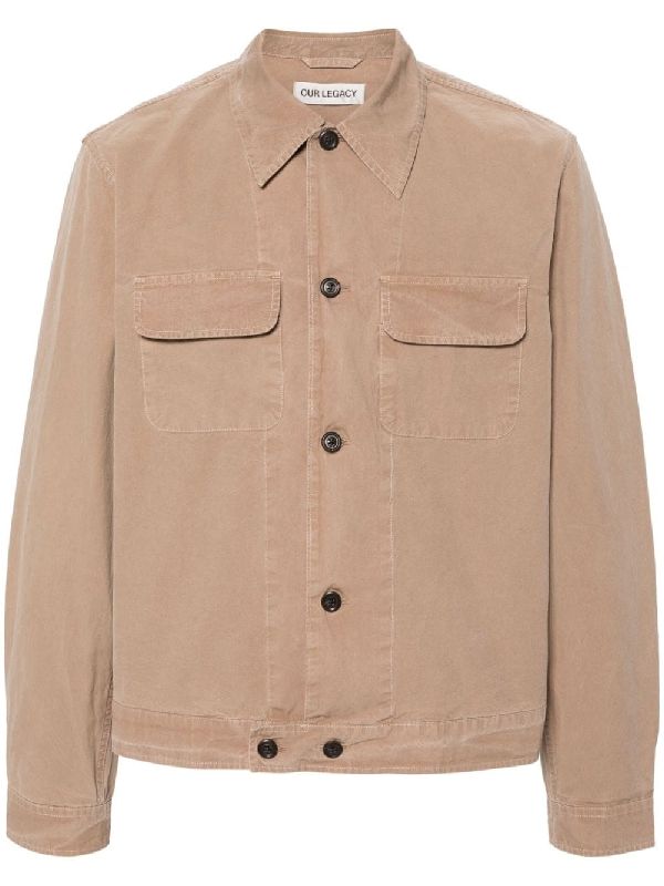 Flap Pocket Cotton Coach Jacket