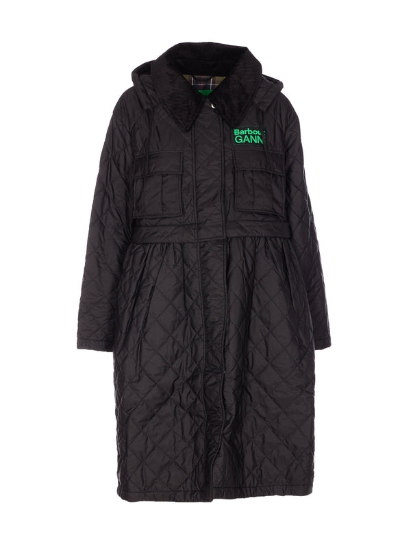 Barbour Black Parka