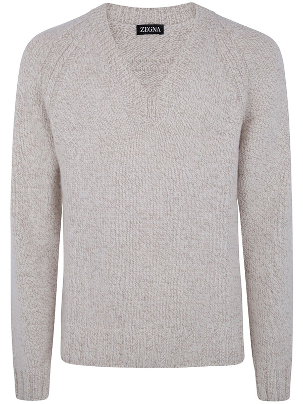 Zegna Beige Knit
