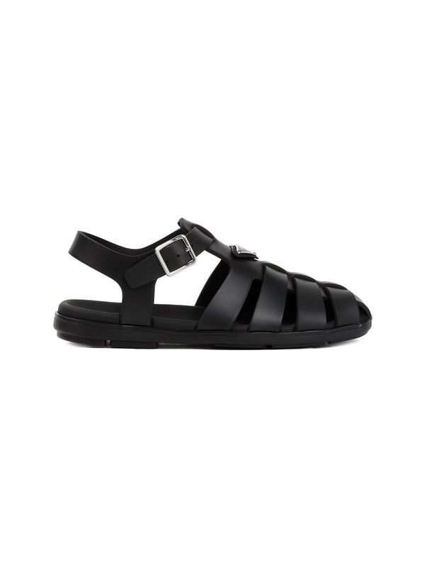 Triangle Logo Rubber Fisherman Sandals