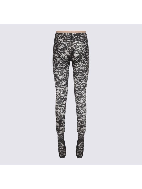 Banding Lace Nylon Leggings