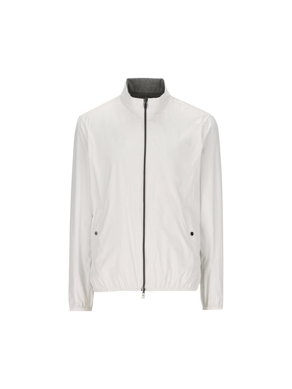 Reversible High-neck Zip-up Jacket