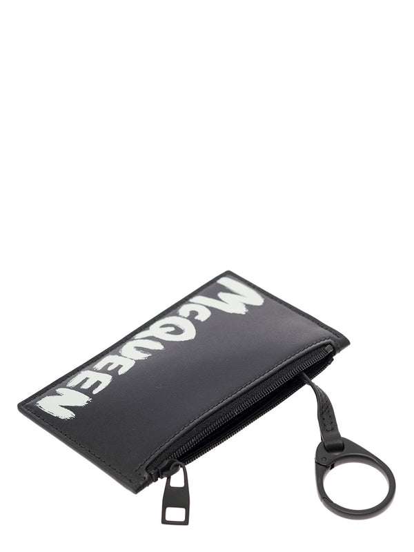 Alexander Mcqueen Black Card Holders