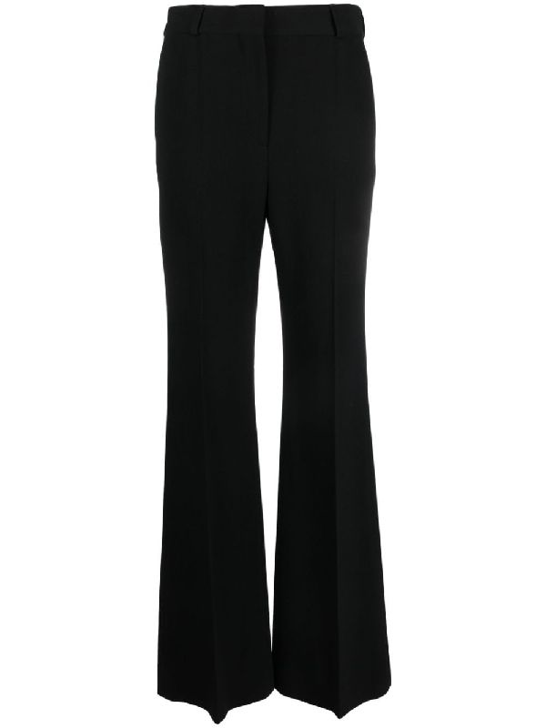 Wool Blend Tailored Pants