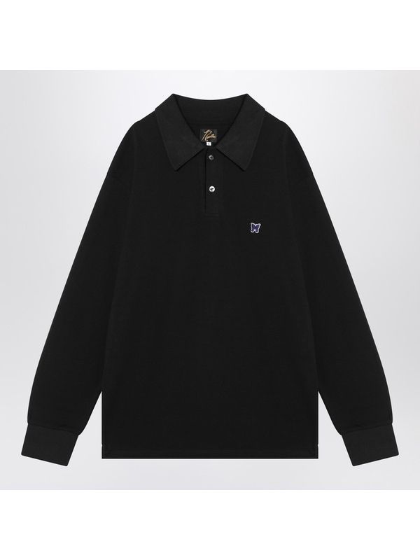 Logo Patch Cotton Polo Shirt