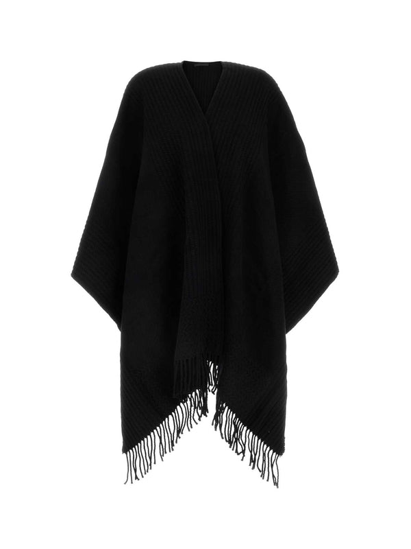 Black Fringe
  Cashmere Muffler