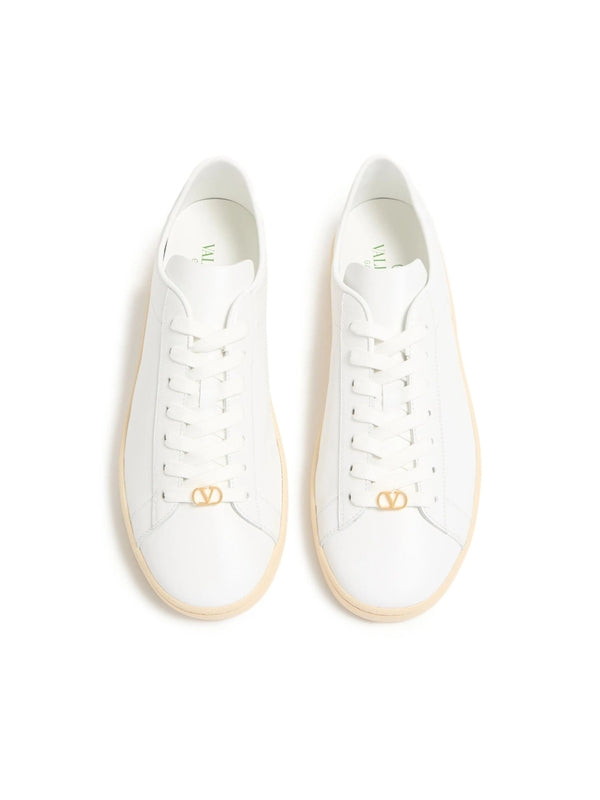 Valentino White Low Top Sneakers