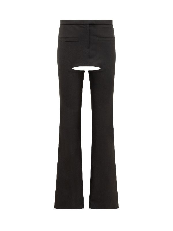 Chaps Wool Slit Pants