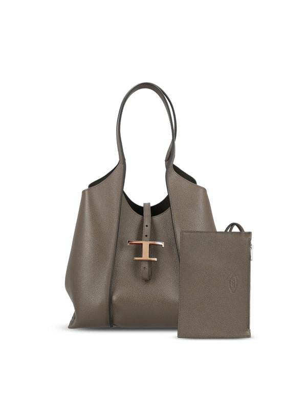 Tod'S Grey Tote Bags