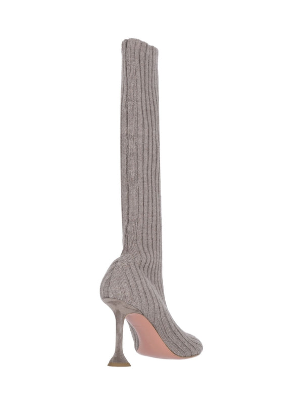 Veneda Knit High Boot Heels