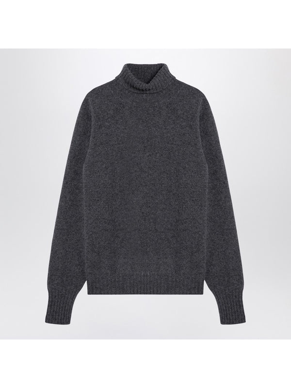 High Neck Wool Sweater