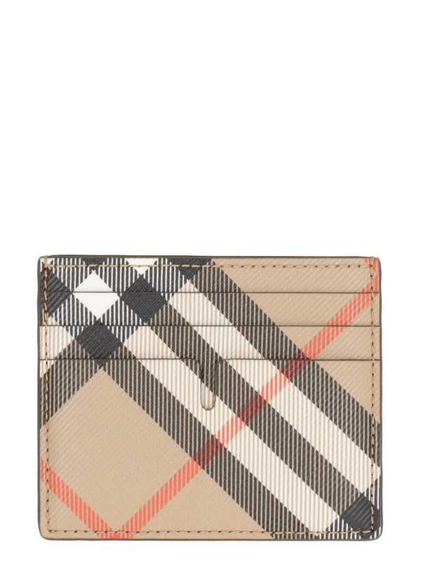 Tall Check Card Wallet