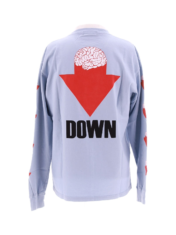 Graphic Logo Printed Long Sleeve Top