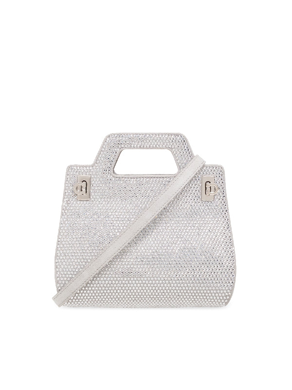 Wanda Wanda Crystal Mini Tote
  Bag