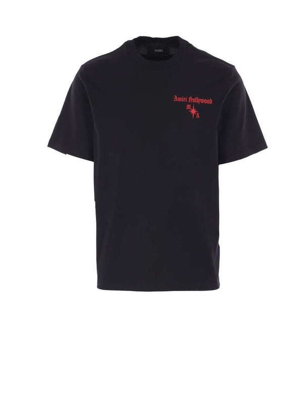 Amiri Black Half Sleeve