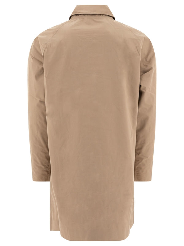 Logo Embroidery Detail Coat