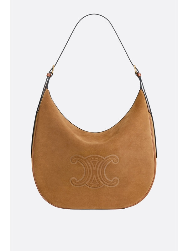 Trioppe Suede Shoulder Bag