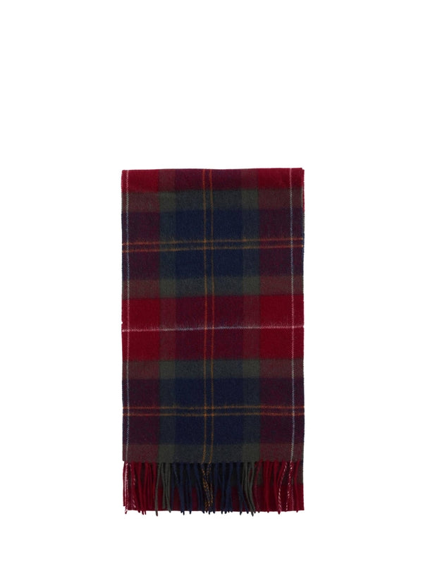 Barbour Multicolor Checked Wool Mufflers