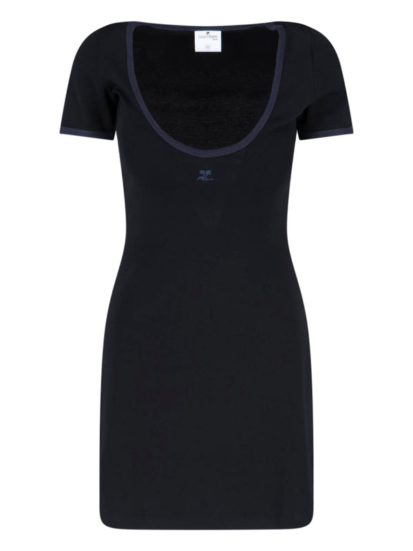 Courrèges Black Mini Dress