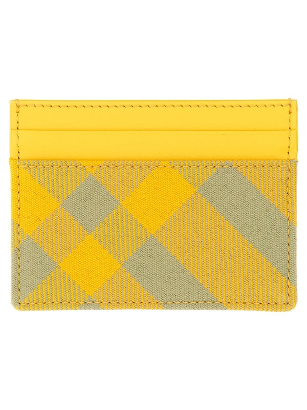 Check Pattern Card Wallet