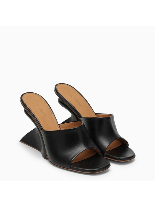 Jug Sabot Leather Wedge Sandals