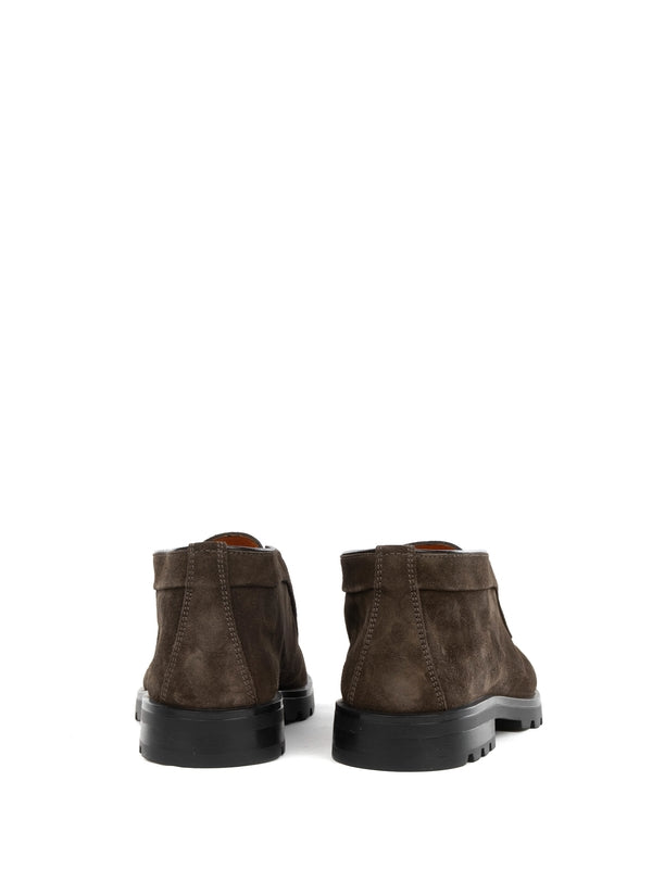 Suede Desert Ankle Boots