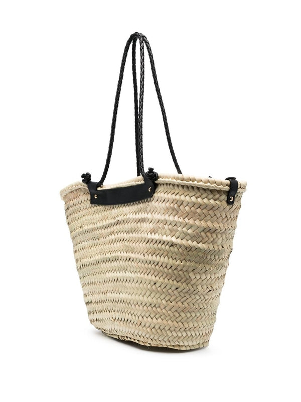 Castañer Beige Tote Bags