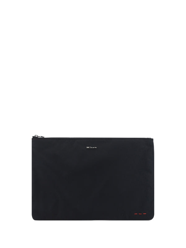 Kiton - Metal Logo Clutch - Jente