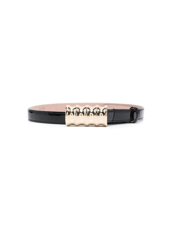 Curve Corner Buckle Leather
  Belt