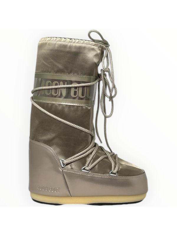 Moon Boot Gold Middle Boots