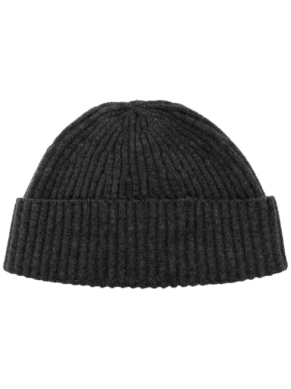 Cashmere Rib Beanie