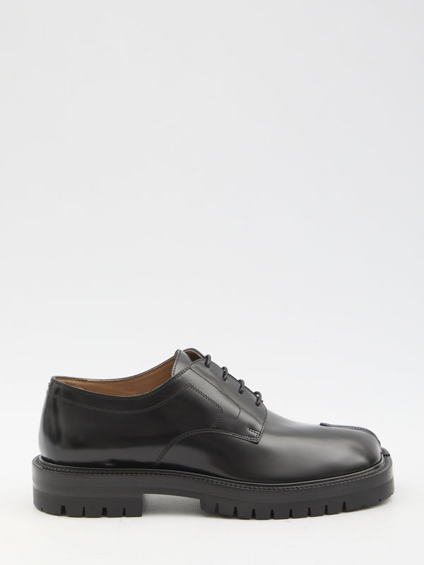 Tabi leather lace-up shoes - jentestore_global