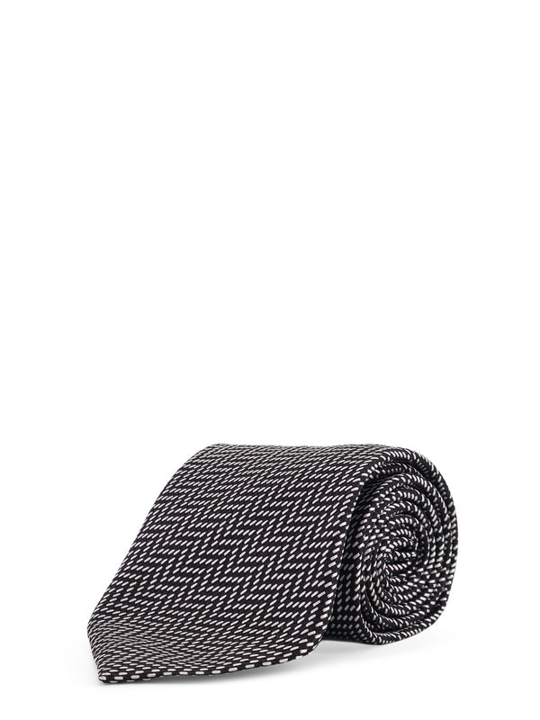 Tom Ford Black White Neck Ties