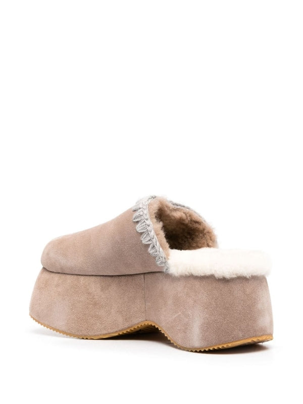 Chunky Platform Suede Blopers