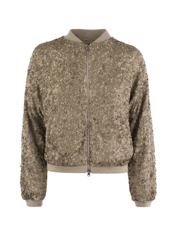 亮片
装饰飞行员夹克