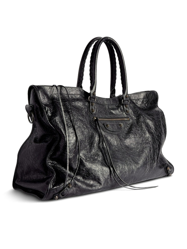 City Leather Boston Bag