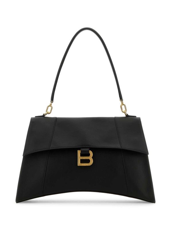 Balenciaga Hourglass Medium Black Crossbody & Shoulder Bags