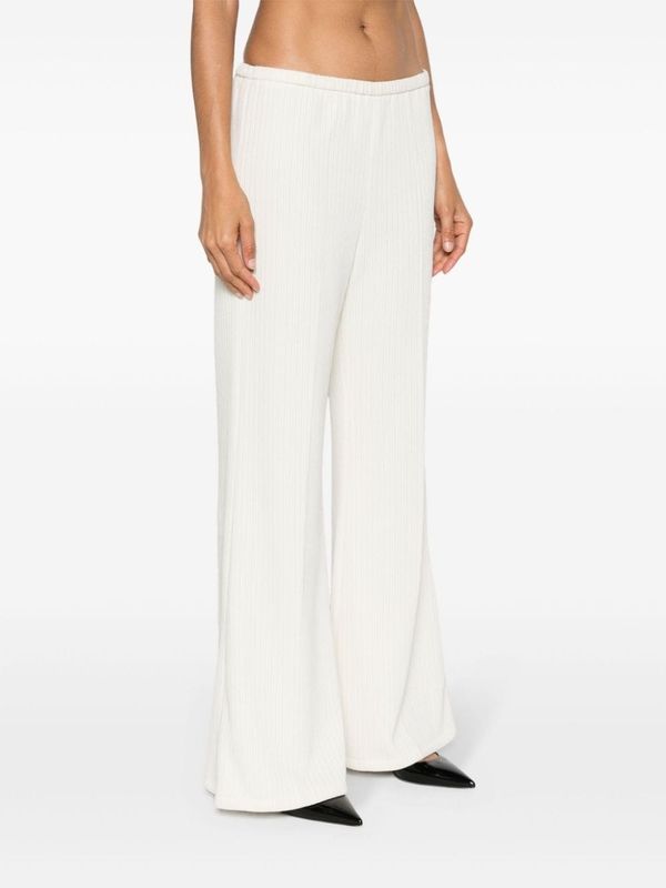 White Flare Pants