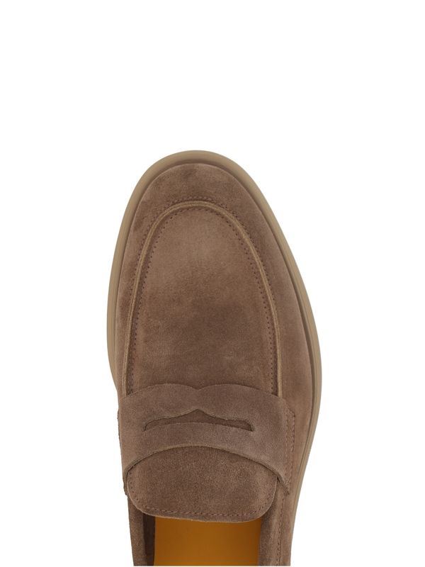 Suede Penny Loafers