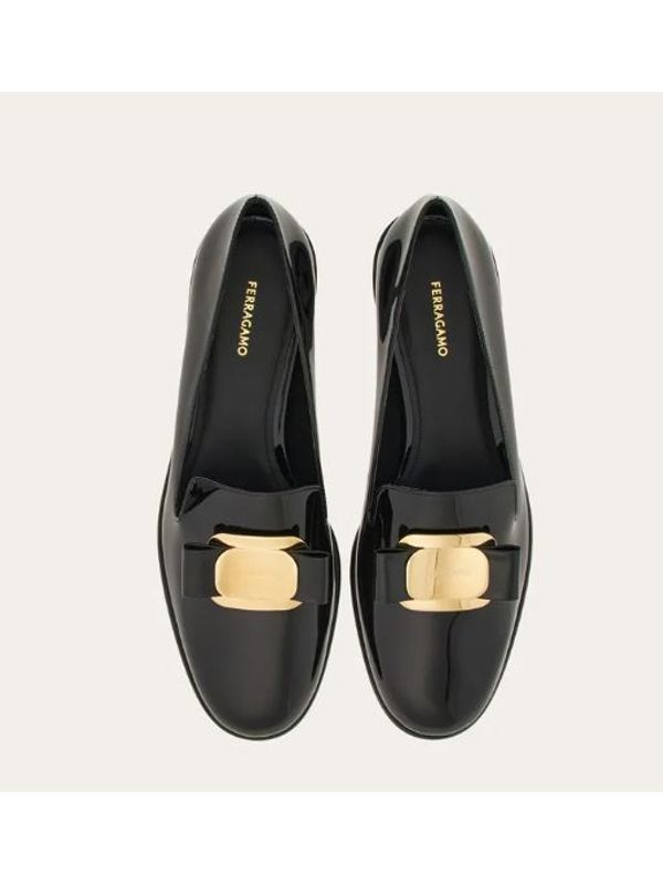 Vara Bow Leather Loafers