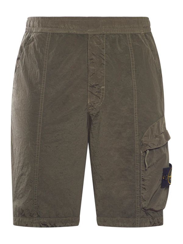 Wappen Patch Nylon Cargo Shorts
