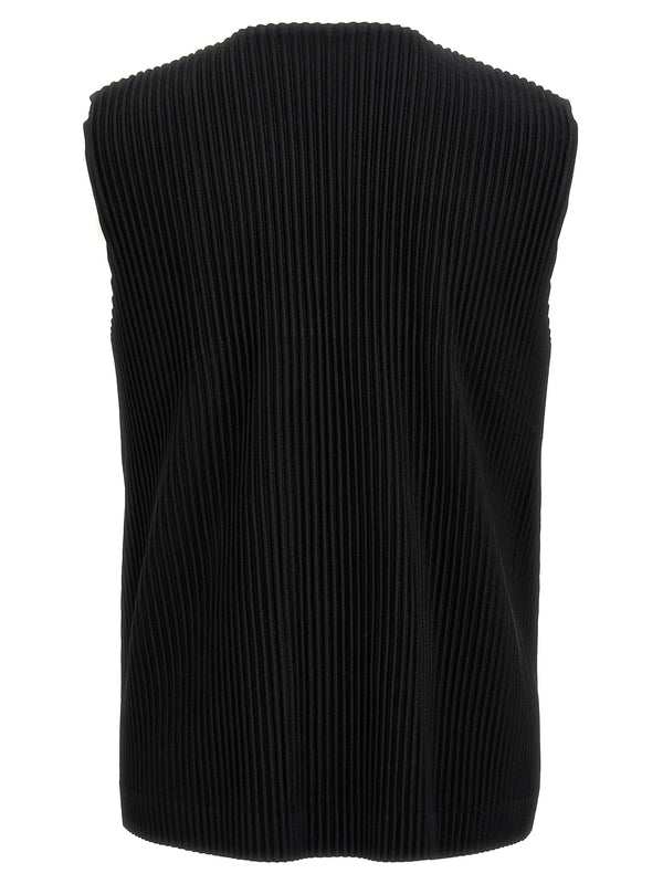 Homme Plisse Issey Miyake Black Vests
