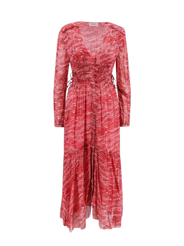 Amara Allover Pattern Viscose Dress