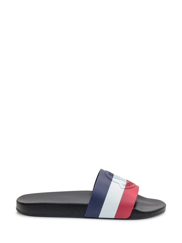 Moncler Black Slides