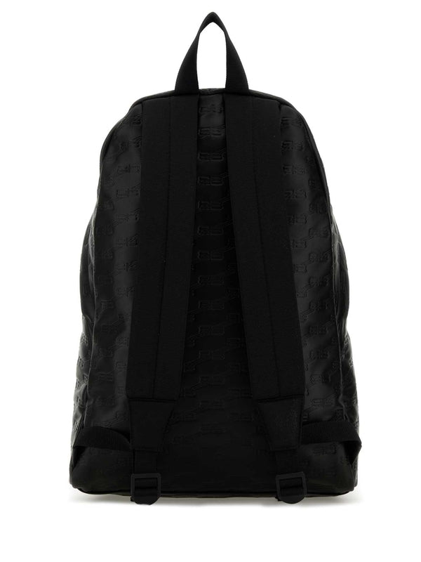 Bb Logo Embossing Leather
  Backpack