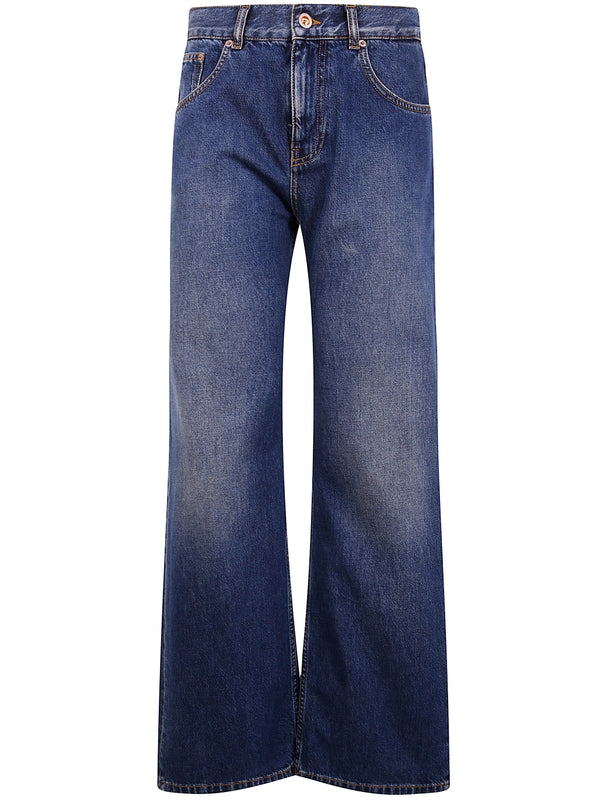 Aspesi Blue Denim Pants