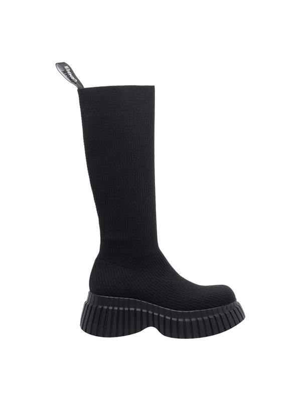 Camper Black High Boots
